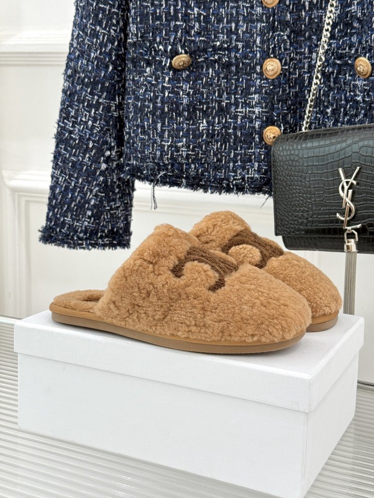 Slippers fur women's