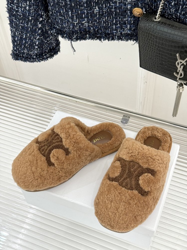 Slippers fur women's фото 2