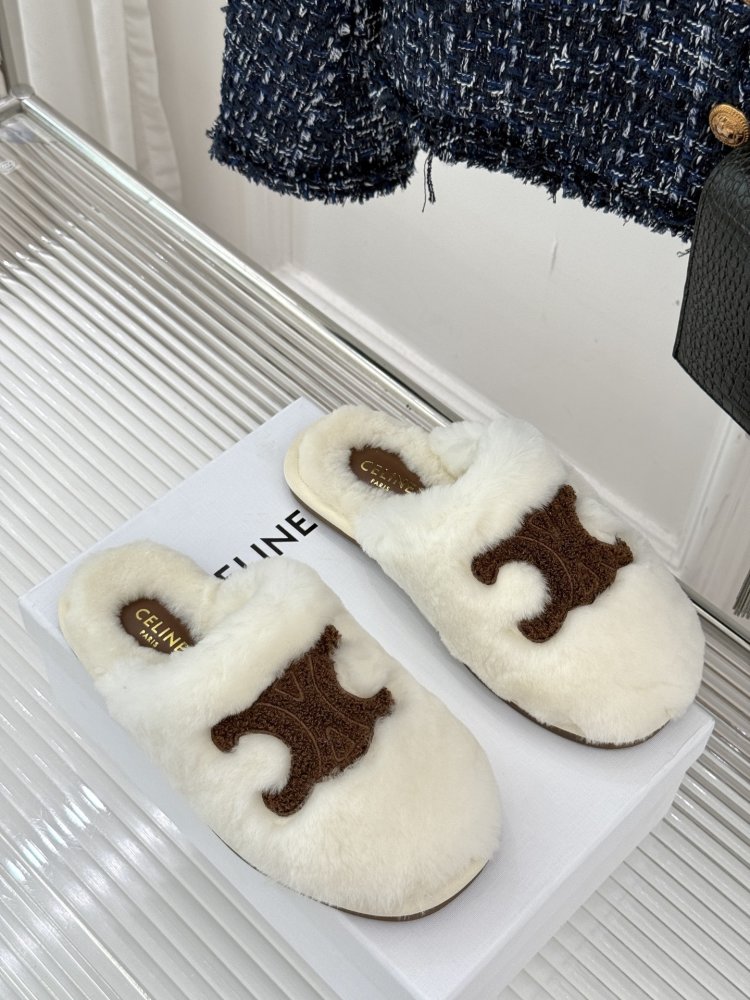 Slippers fur women's фото 3