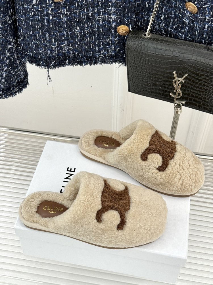 Slippers fur women's фото 3