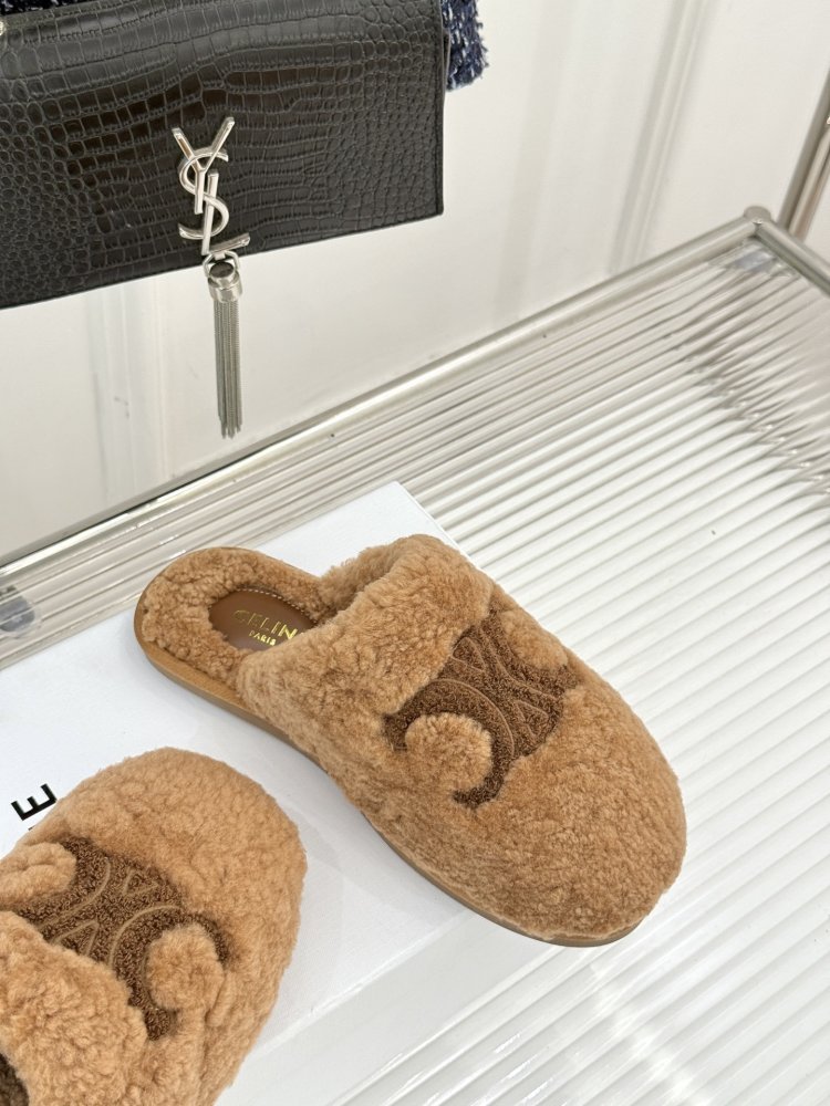 Slippers fur women's фото 5