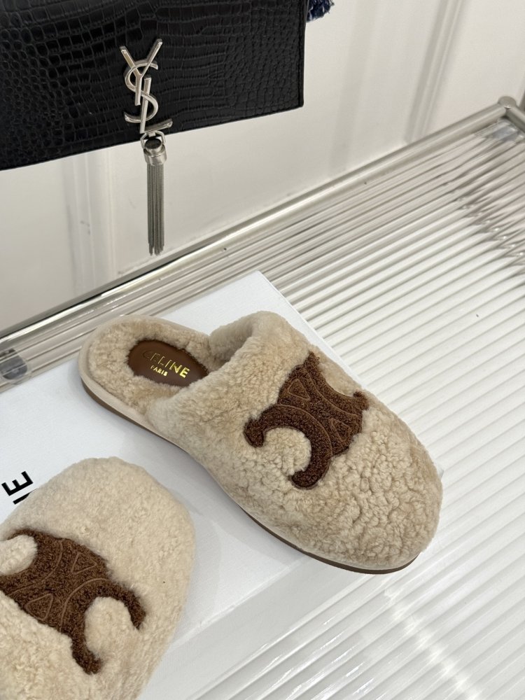 Slippers fur women's фото 5