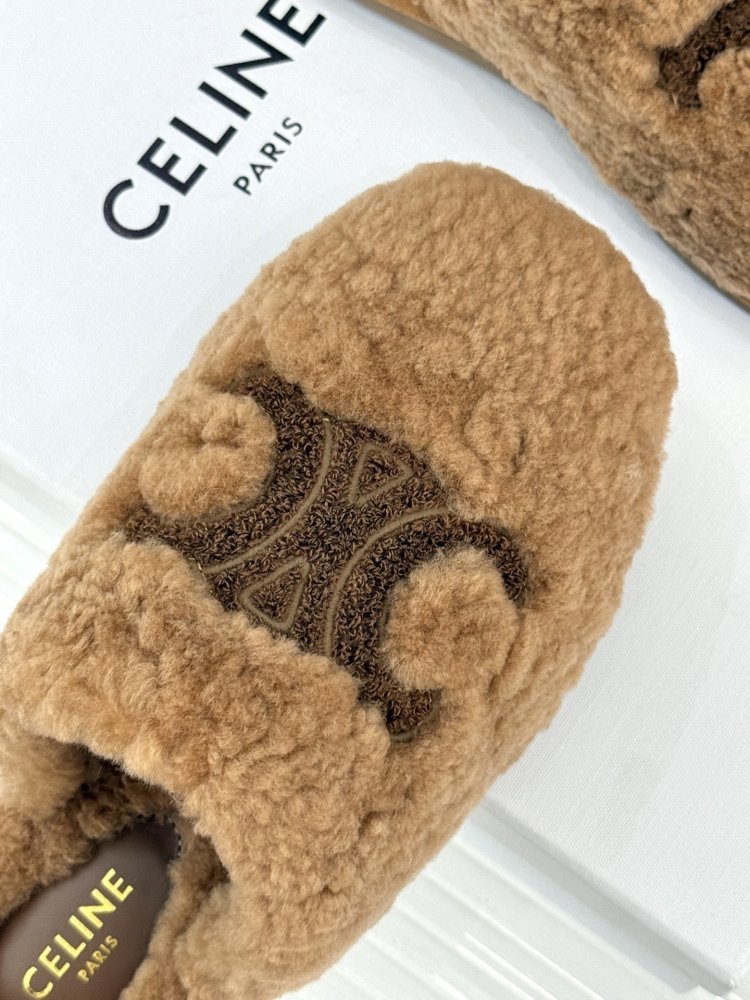 Slippers fur women's фото 7