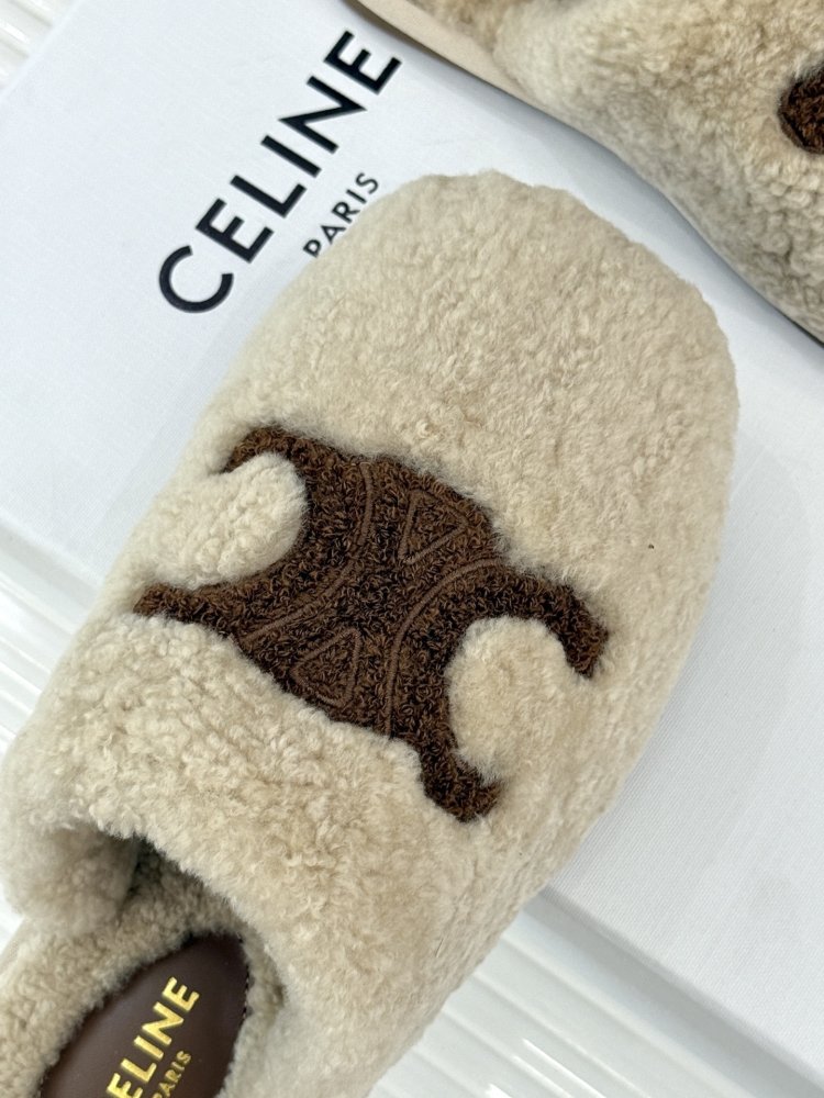 Slippers fur women's фото 7