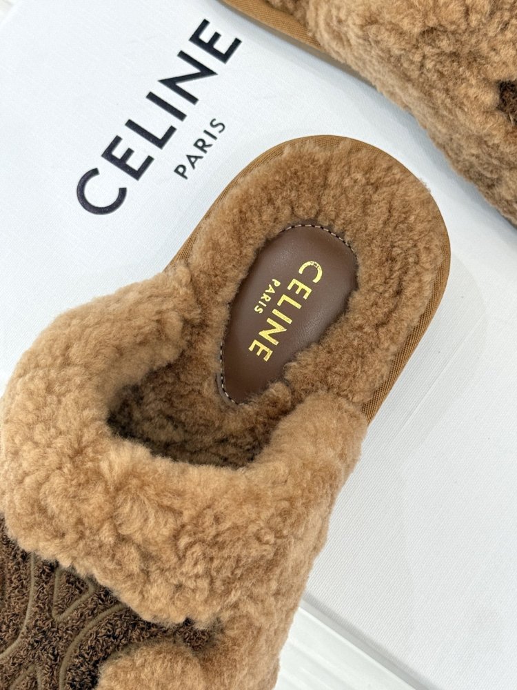 Slippers fur women's фото 8