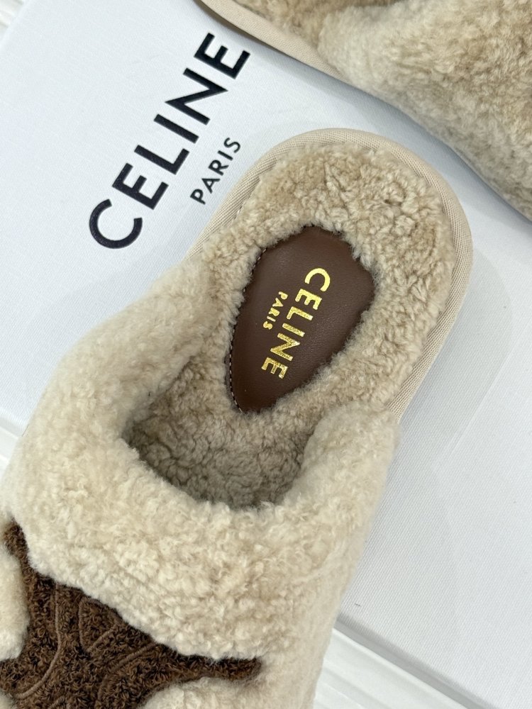 Slippers fur women's фото 8