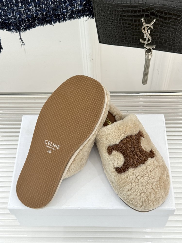 Slippers fur women's фото 9