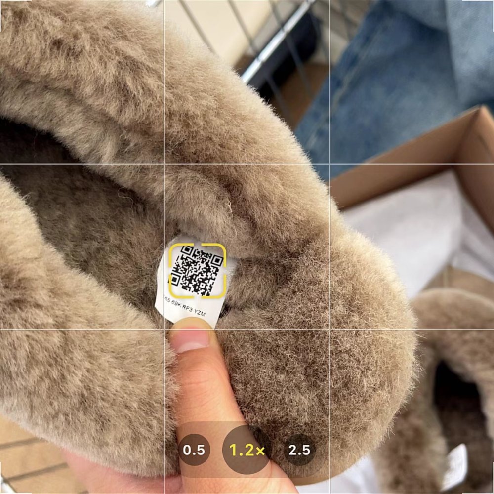 Slippers on fur women's фото 6