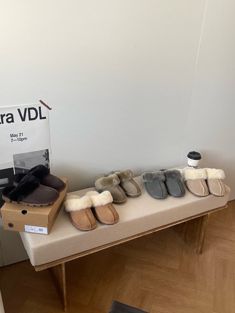 Slippers on fur women's фото 7