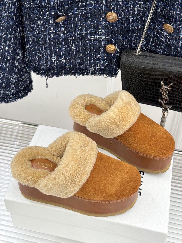 Капці на платформі хутряні жіночі фото 3