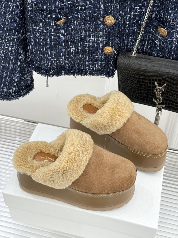 Капці на платформі хутряні жіночі фото 3