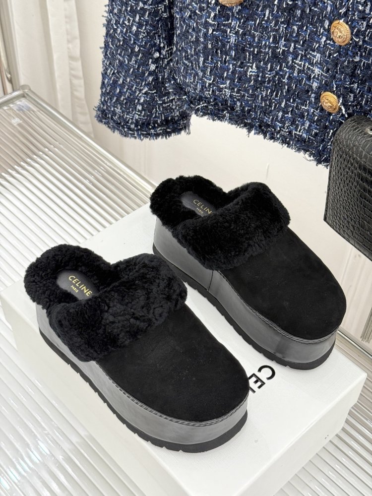 Капці на платформі хутряні жіночі фото 3