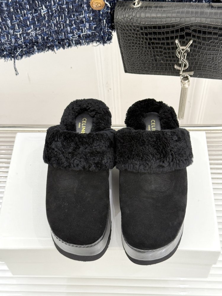 Капці на платформі хутряні жіночі фото 4