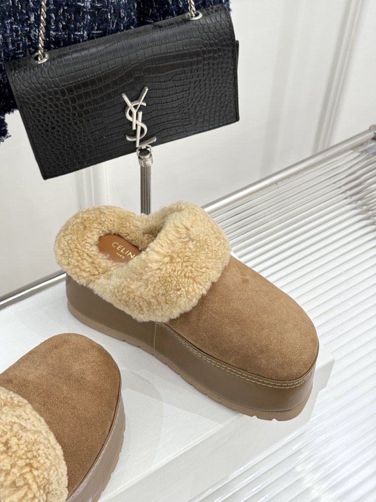 Капці на платформі хутряні жіночі фото 5