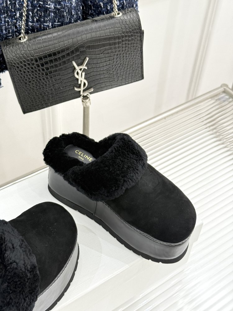 Капці на платформі хутряні жіночі фото 5