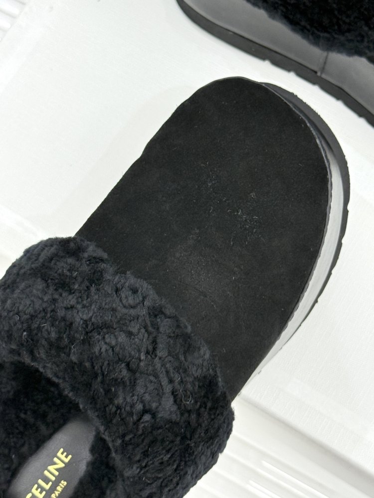 Капці на платформі хутряні жіночі фото 7