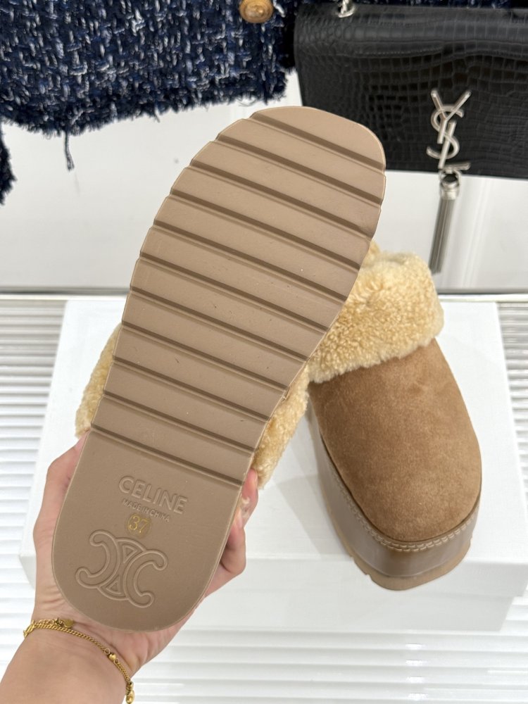 Капці на платформі хутряні жіночі фото 9