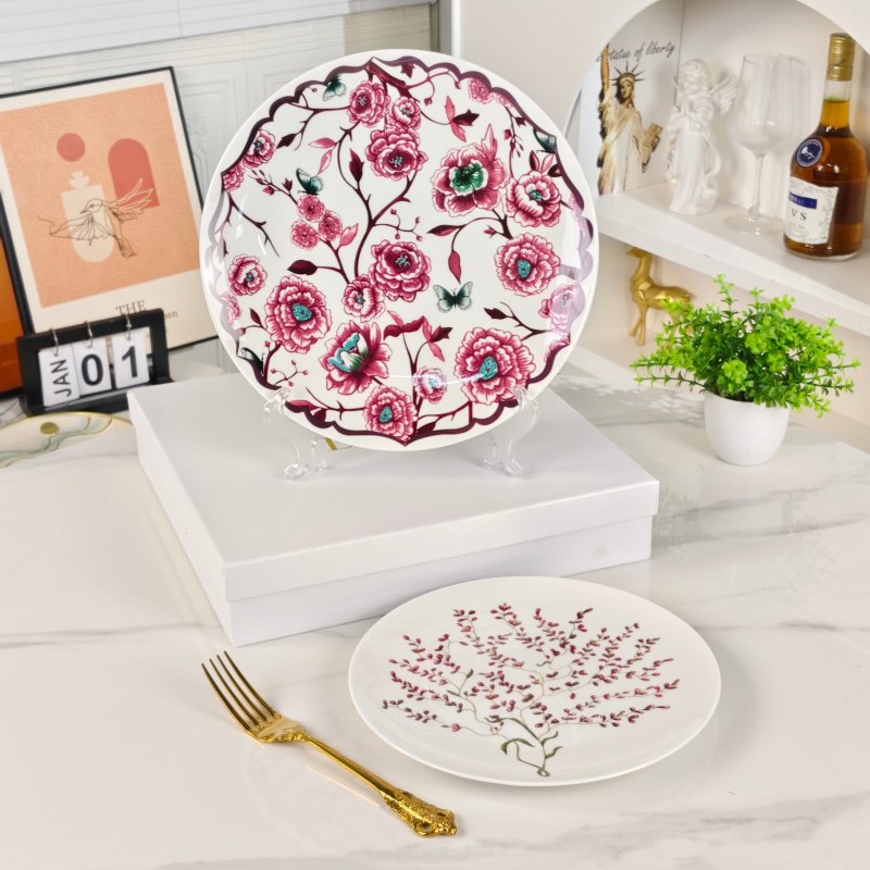 Тарелка Dior Granville Garden из костяного фарфора