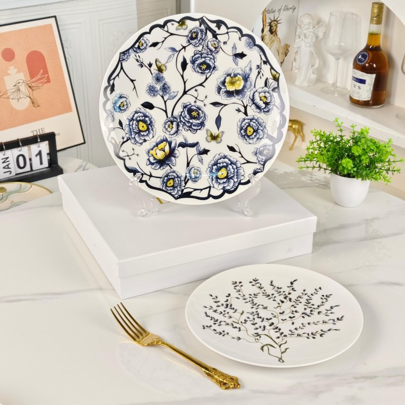 Тарелка Dior Granville Garden из костяного фарфора фото 3