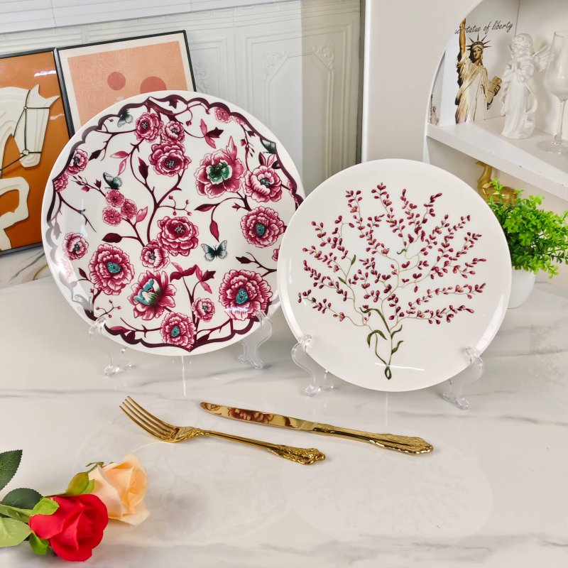 Тарелка Dior Granville Garden из костяного фарфора фото 3