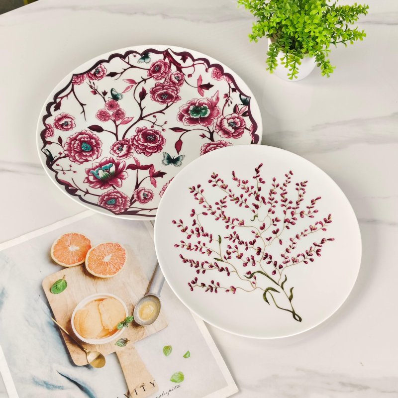 Тарелка Dior Granville Garden из костяного фарфора фото 6