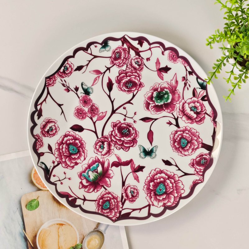 Тарелка Dior Granville Garden из костяного фарфора фото 7