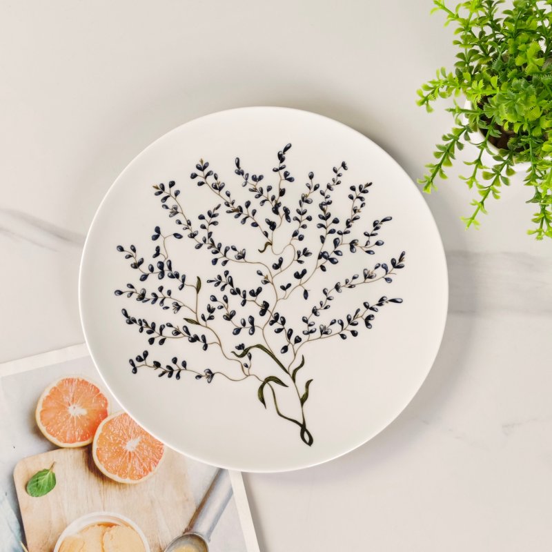 Тарелка Dior Granville Garden из костяного фарфора фото 8