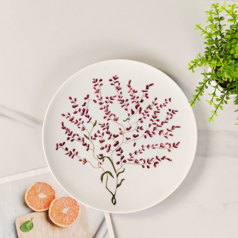 Тарелка Dior Granville Garden из костяного фарфора фото 8