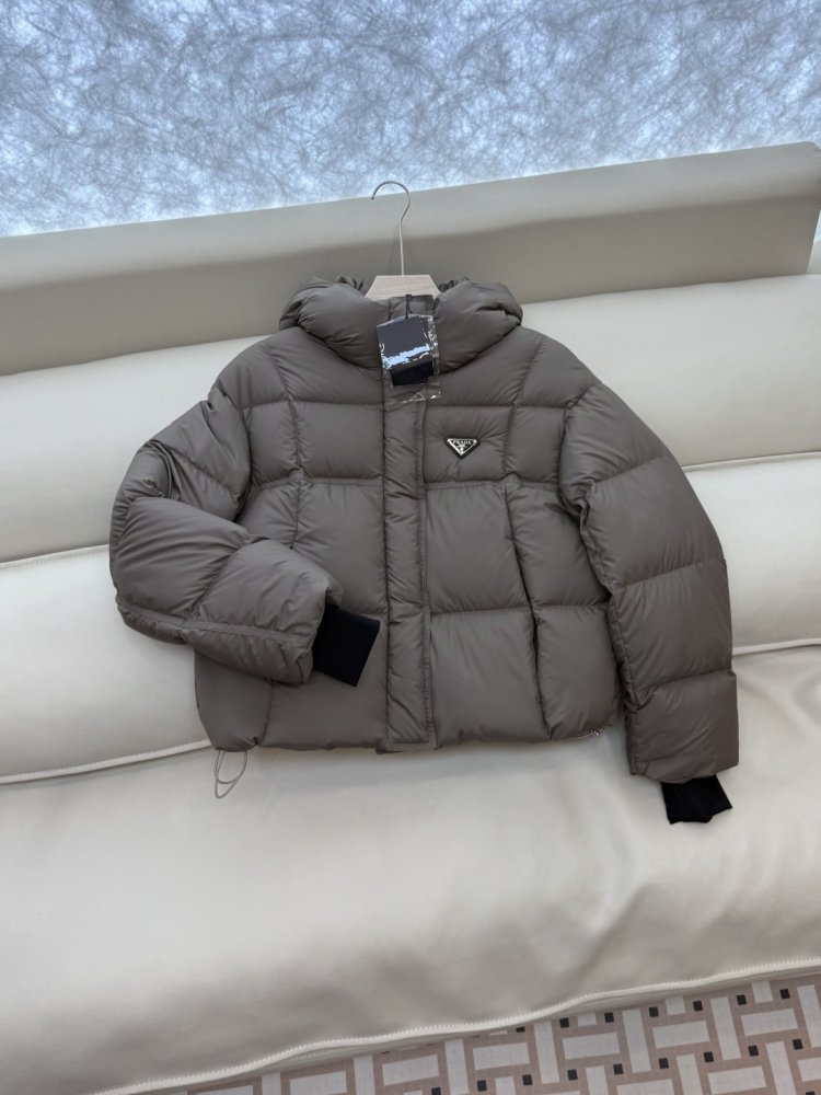 Warm short Down jacket from long sleeves фото 3