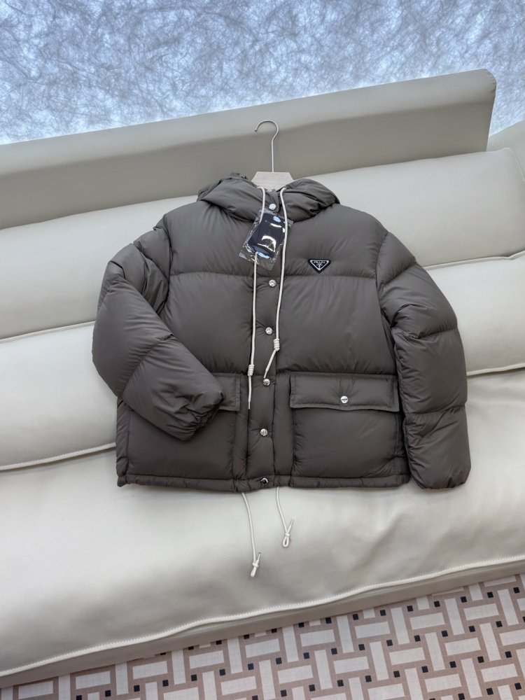 Warm short Down jacket from long sleeves фото 3