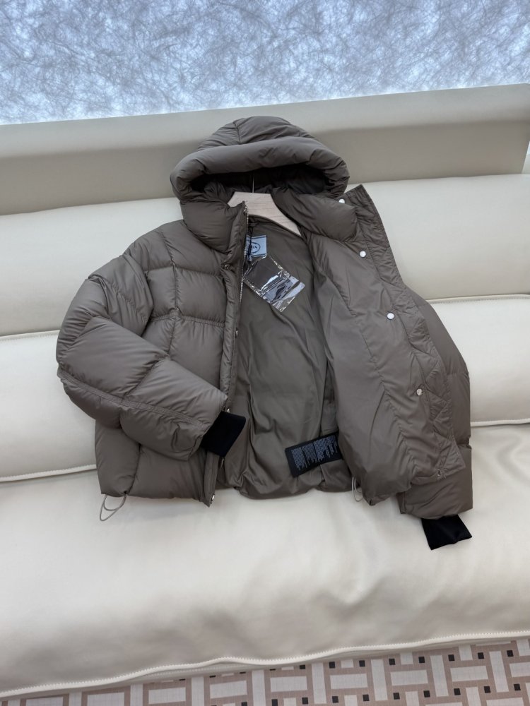 Warm short Down jacket from long sleeves фото 4