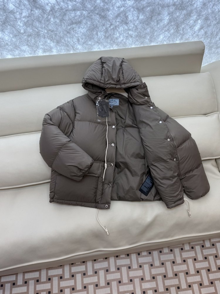 Warm short Down jacket from long sleeves фото 4