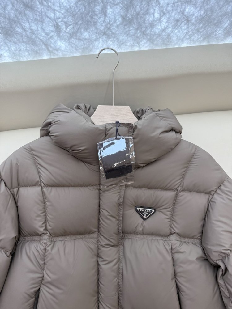 Warm short Down jacket from long sleeves фото 6