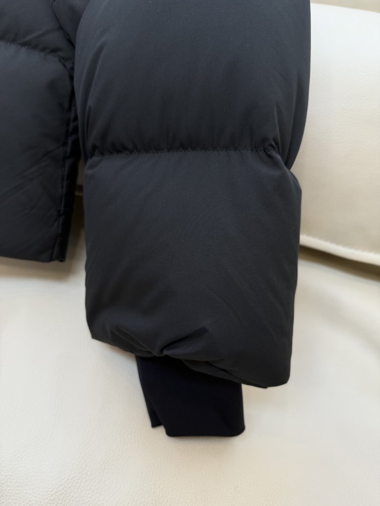 Warm short Down jacket from long sleeves фото 7