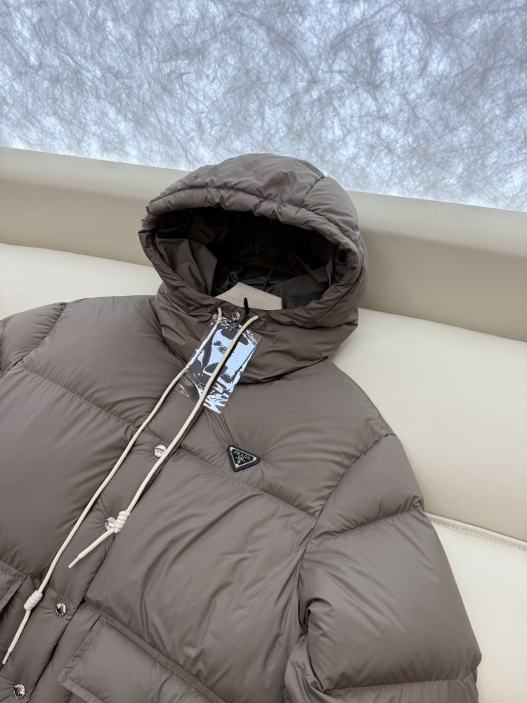 Warm short Down jacket from long sleeves фото 7