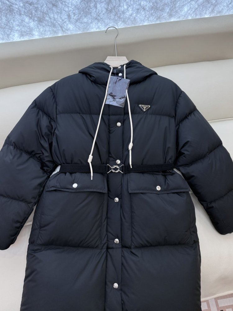 Теплый пуховик с длинными рукавами фото 6