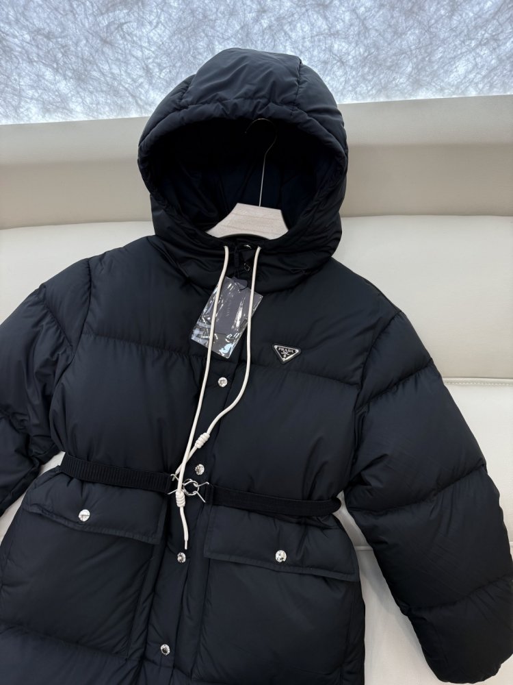 Теплый пуховик с длинными рукавами фото 7