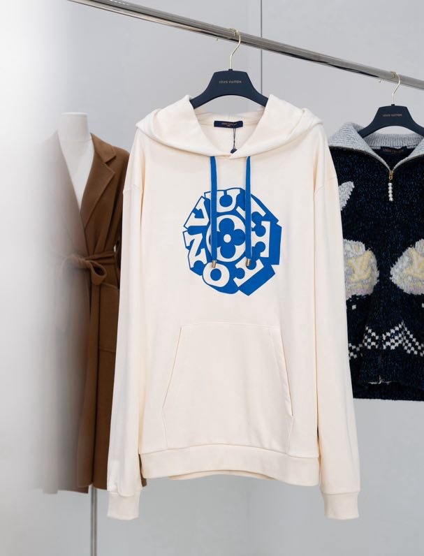 Hoody from print LOUIS-VUITON