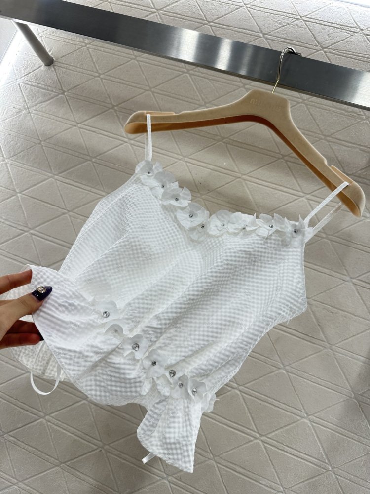 Топ Camellia на тонких бретелях фото 7