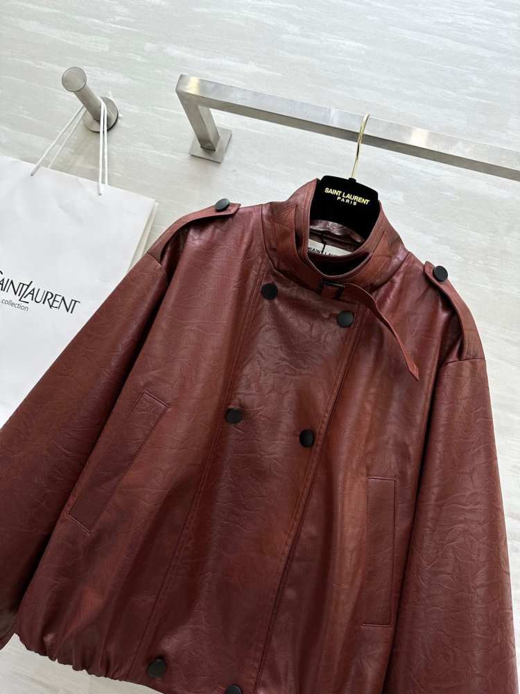 Trench coat leather female фото 2