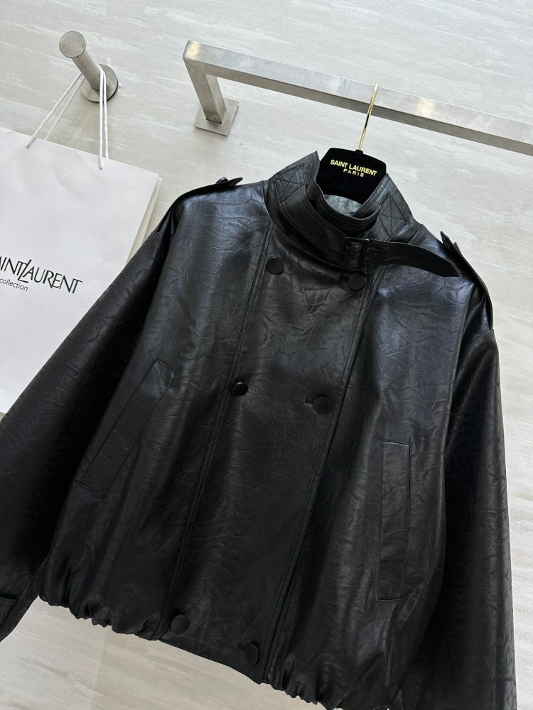 Тренчкот кожаный женский фото 3