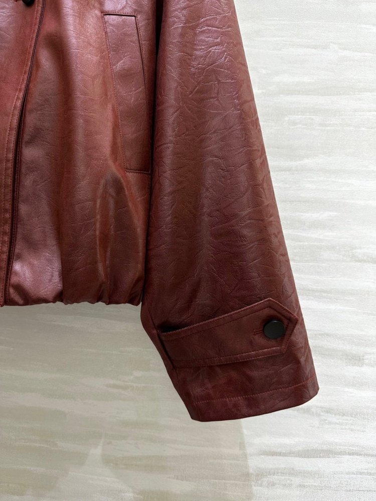 Trench coat leather female фото 8