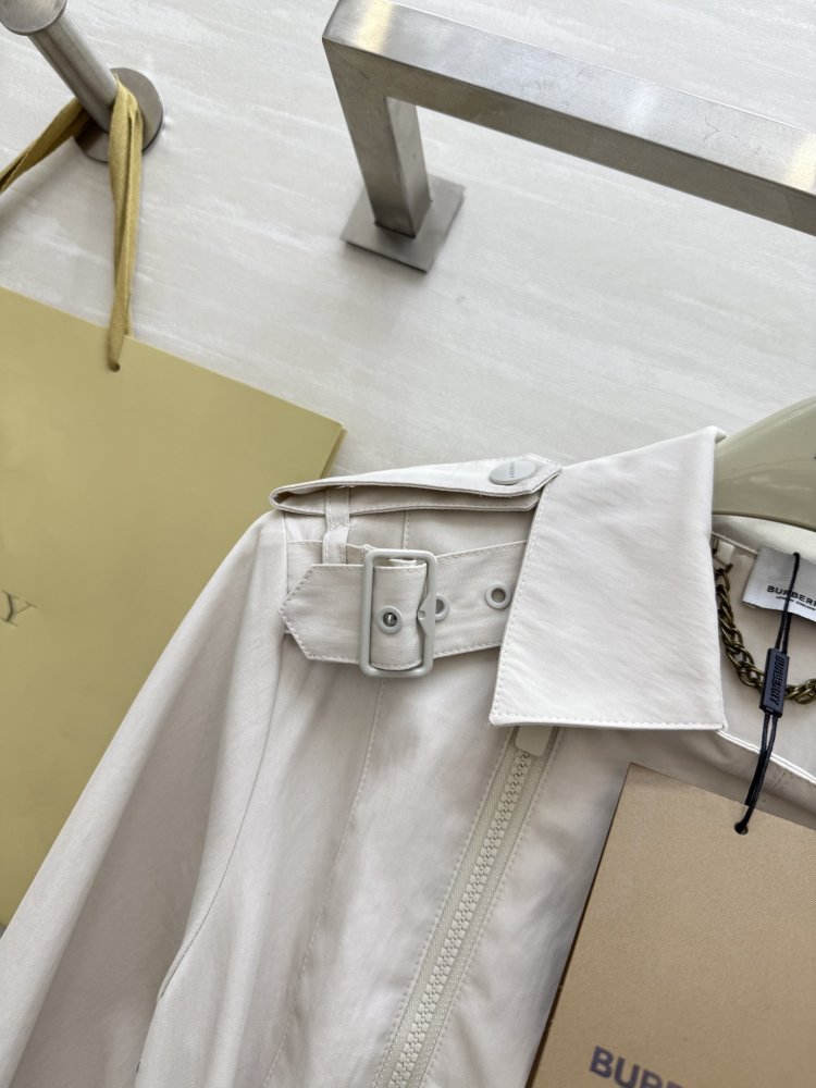 Тренчкот з подвійними лацканами на блискавки фото 3