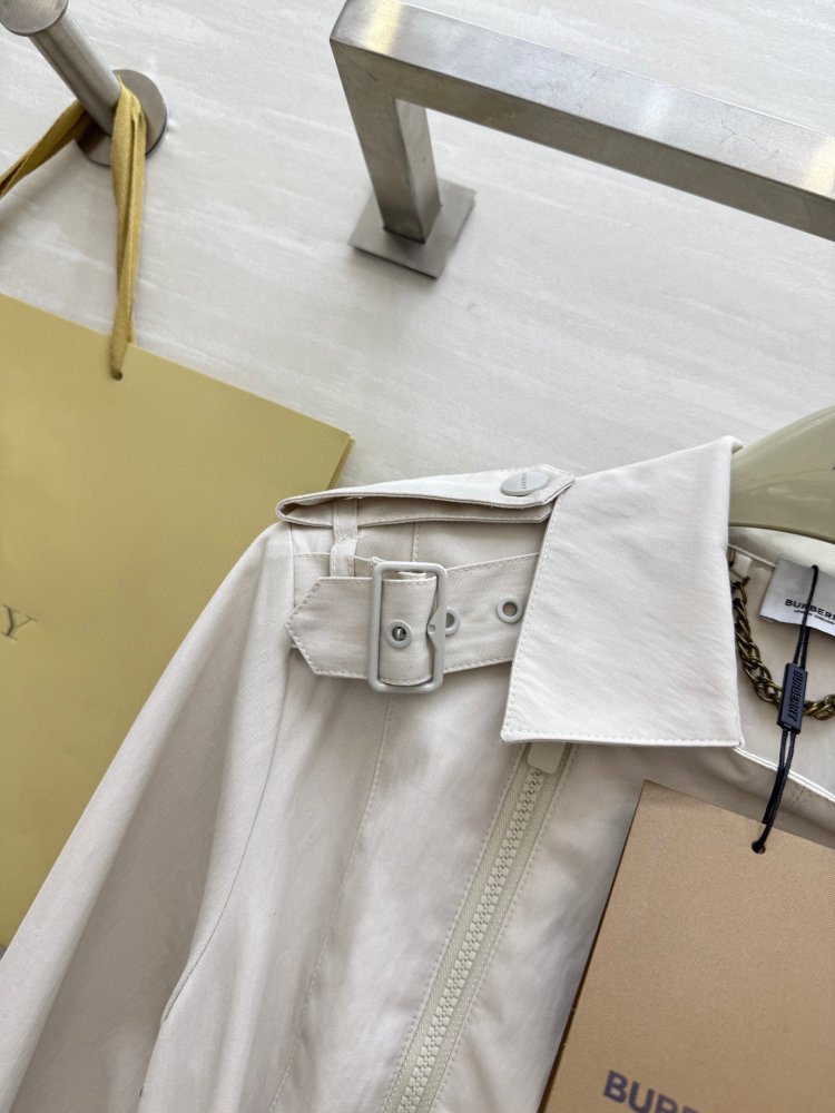 Тренчкот с двойными лацканами на молнии фото 3