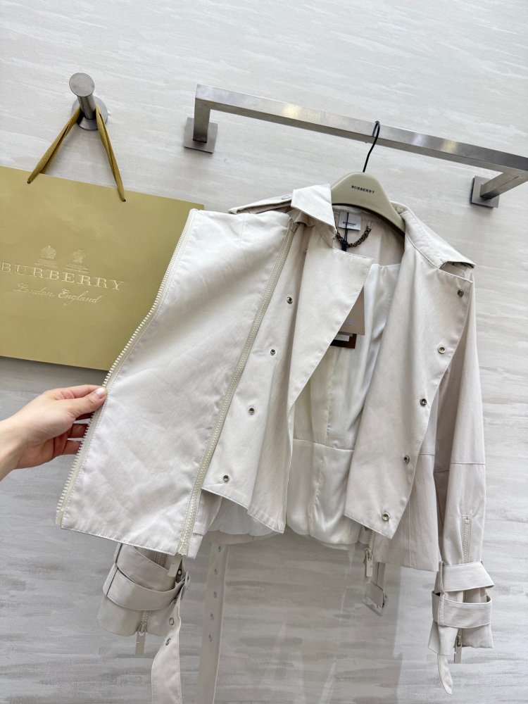 Тренчкот с двойными лацканами на молнии фото 7