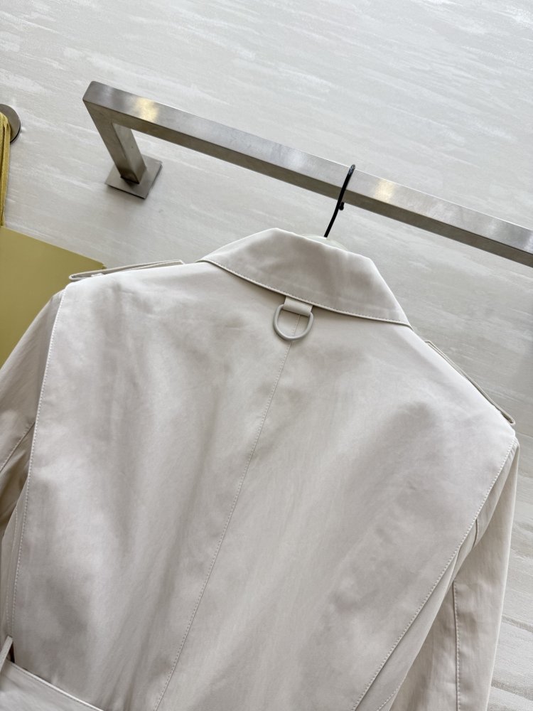 Тренчкот з подвійними лацканами на блискавки фото 9