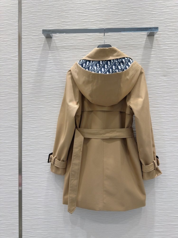 Trench coat from hood female фото 9