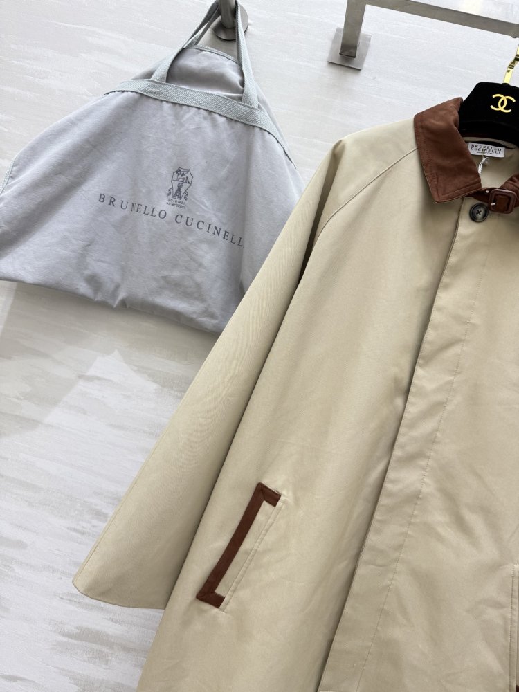 Тренчкот средней длины с лацканами фото 2