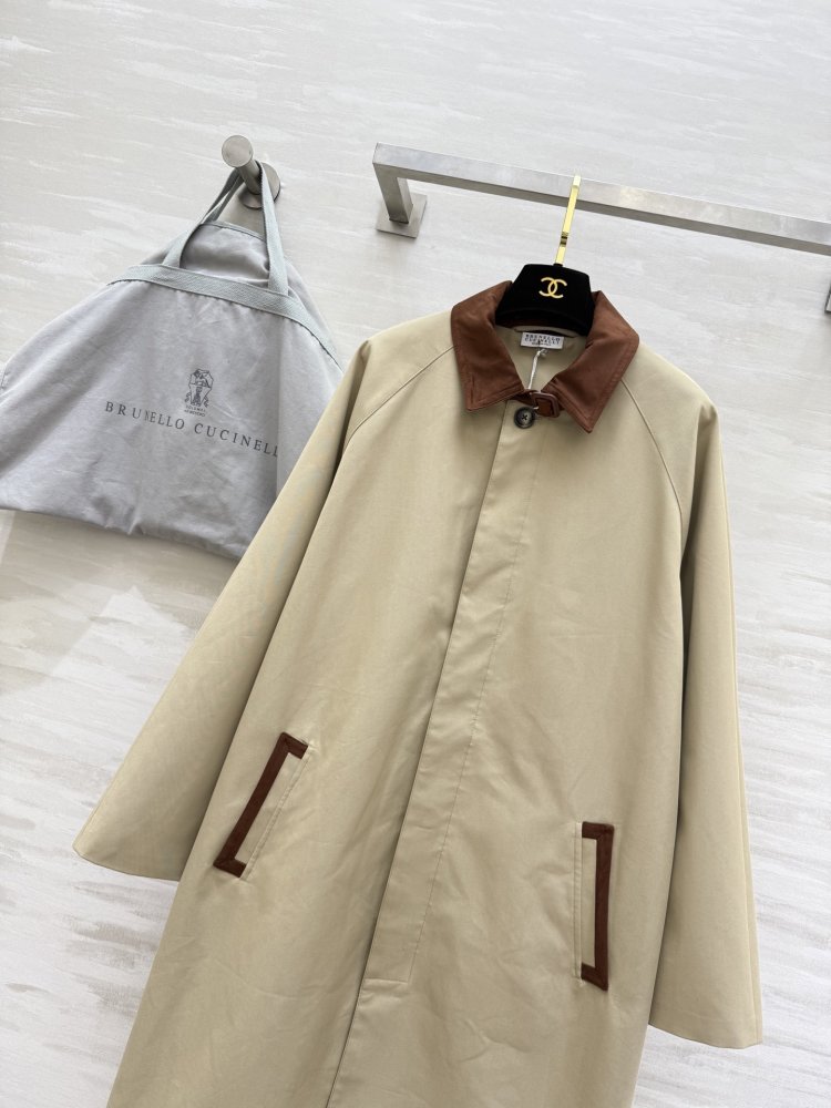 Тренчкот средней длины с лацканами фото 3