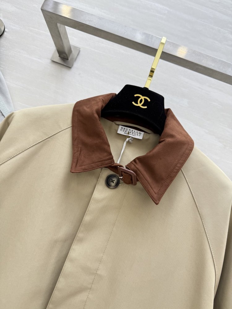 Тренчкот средней длины с лацканами фото 4